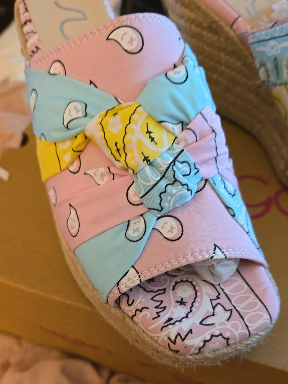 Sugar Harlem Multi Pastel Wedges
